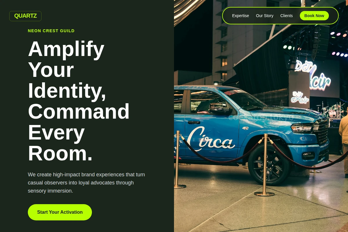 Quartz Brand Activation