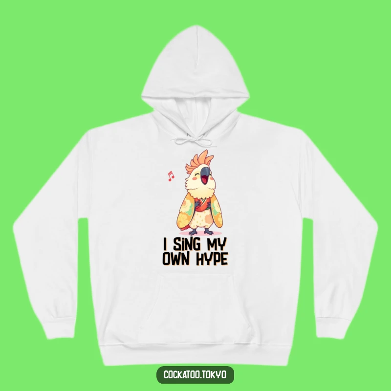 Funny Cockatoo Hoodie: Cozy Kimono Singer, Warm & Hilarious Bird Apparel, Perfect Funny Gift